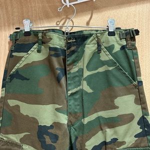 Camo cargo joggers